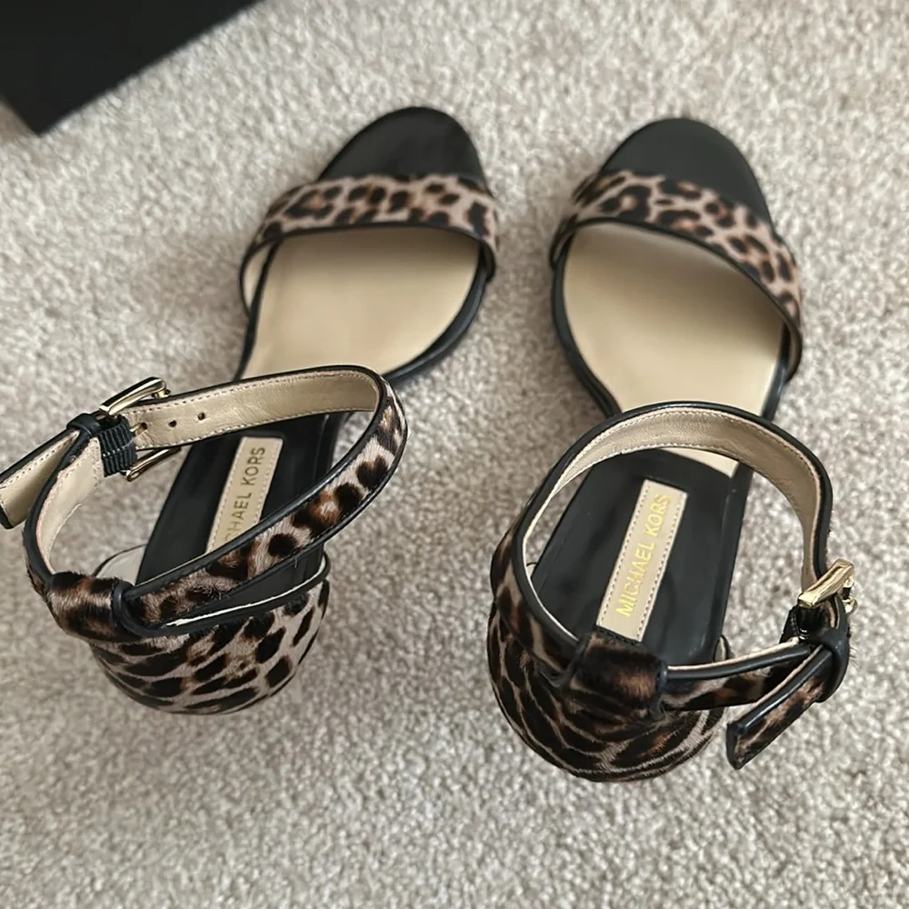 Michael Kors Leopard Sandals - Picture 14 of 15